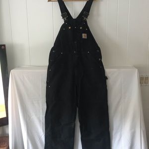 Carhartt overalls - black 34x32